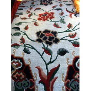 Tapis tib&eacute;tain en laine