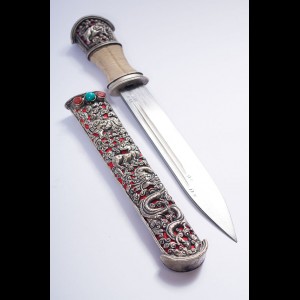 COUTEAU traditionnel tib&eacute;tain