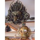 Masque en m&eacute;tal de Garuda